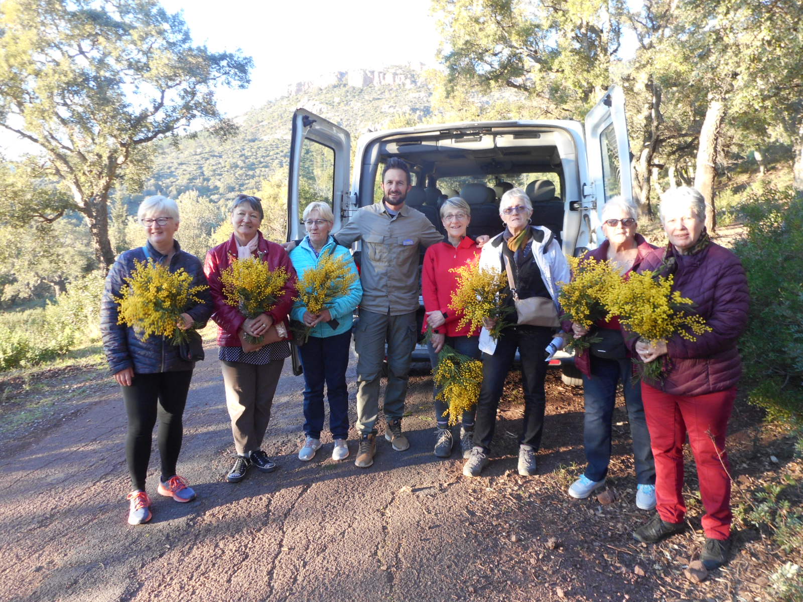 Excursion dans l'Estrel en minibus