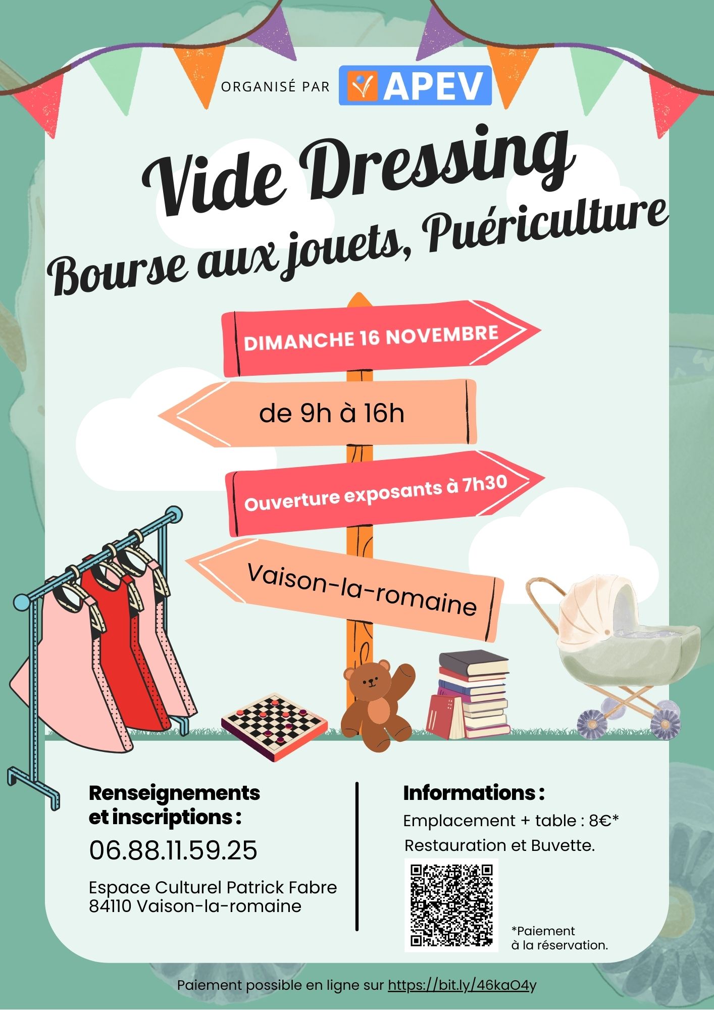 Grand vide-dressing & bourse aux jouets - APEV