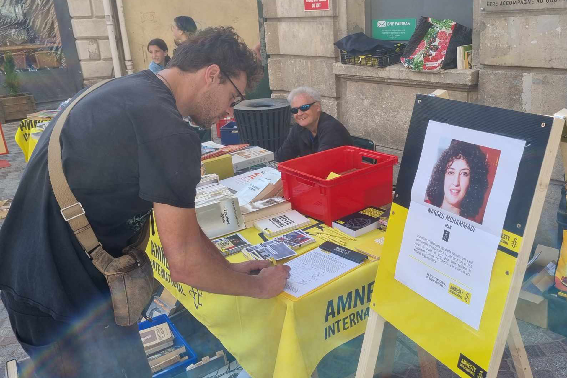 Foire aux livres d'Amnesty International