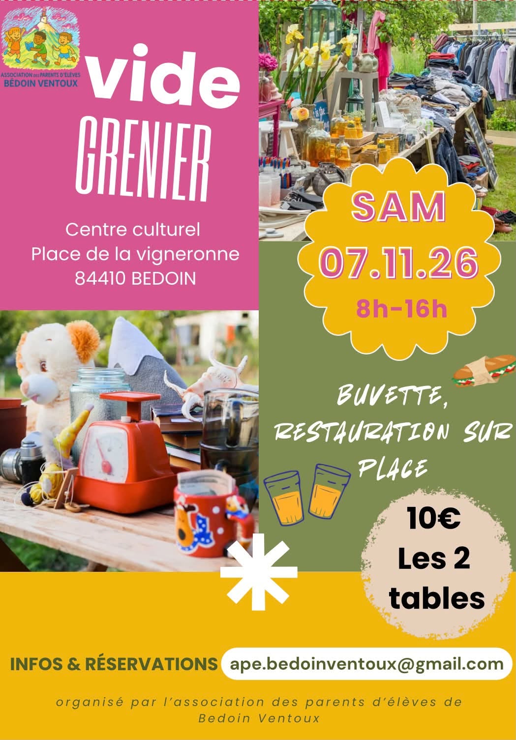 Vide-greniers des �coles