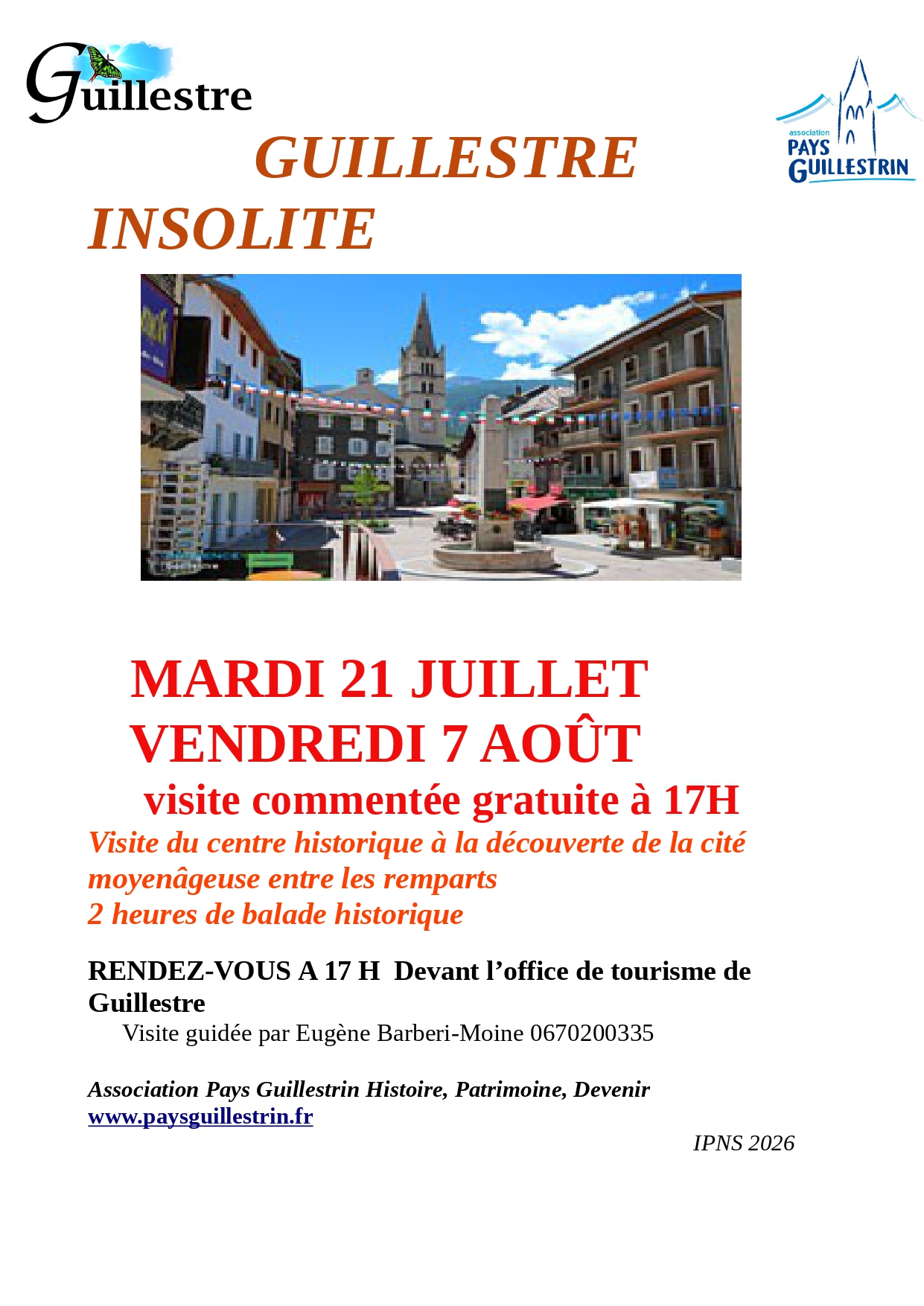 Visites du Pays Guillestrin : Guillestre insolite