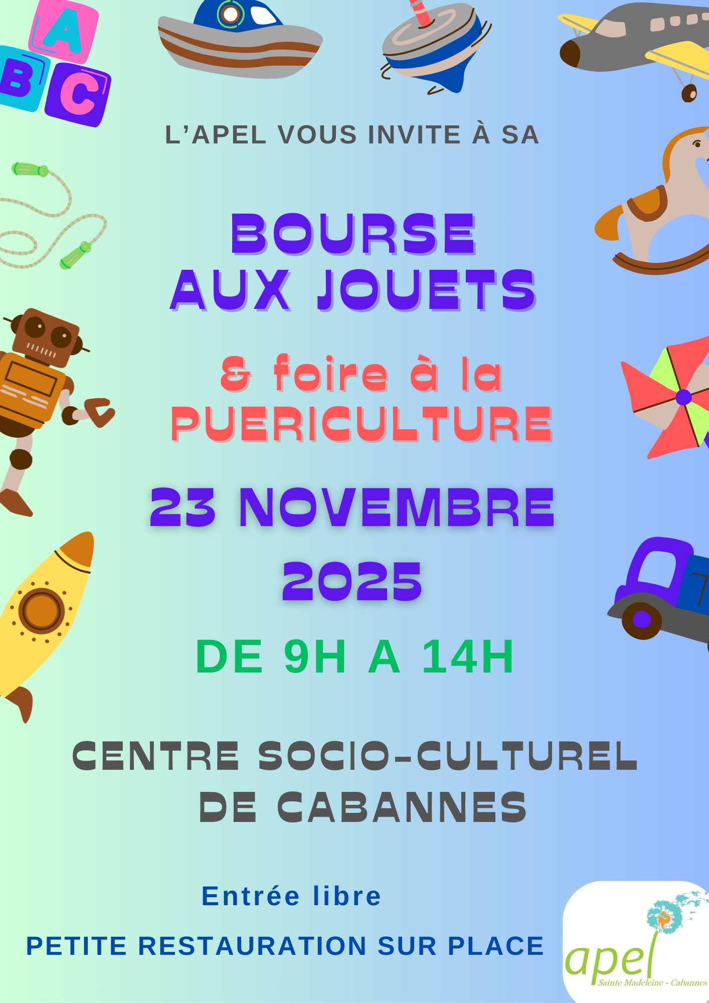 Bourse aux jouets