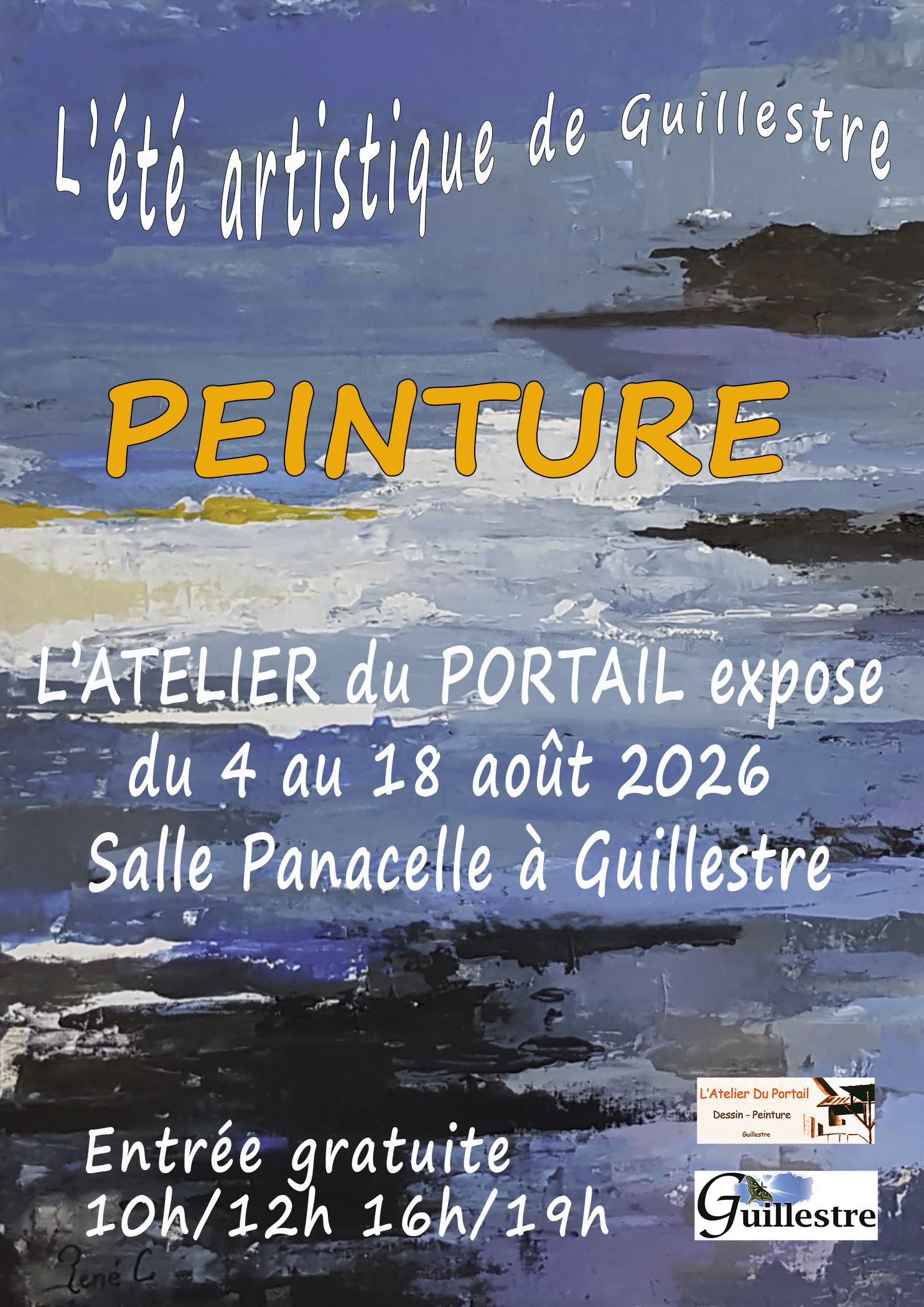 Exposition des peintures de l'Atelier du Portail : l'�t� artistique