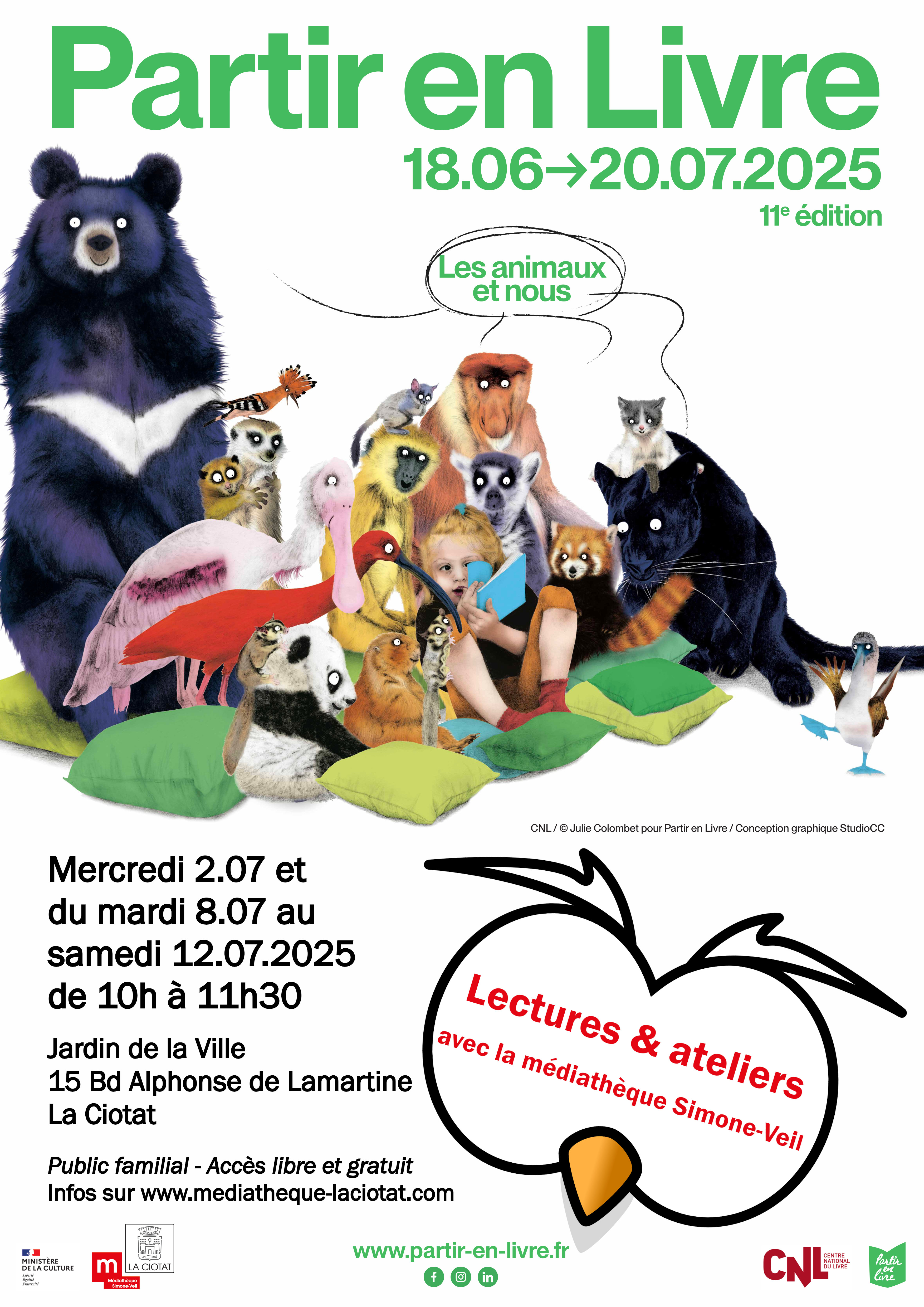 Partir en Livre : Les animaux et nous