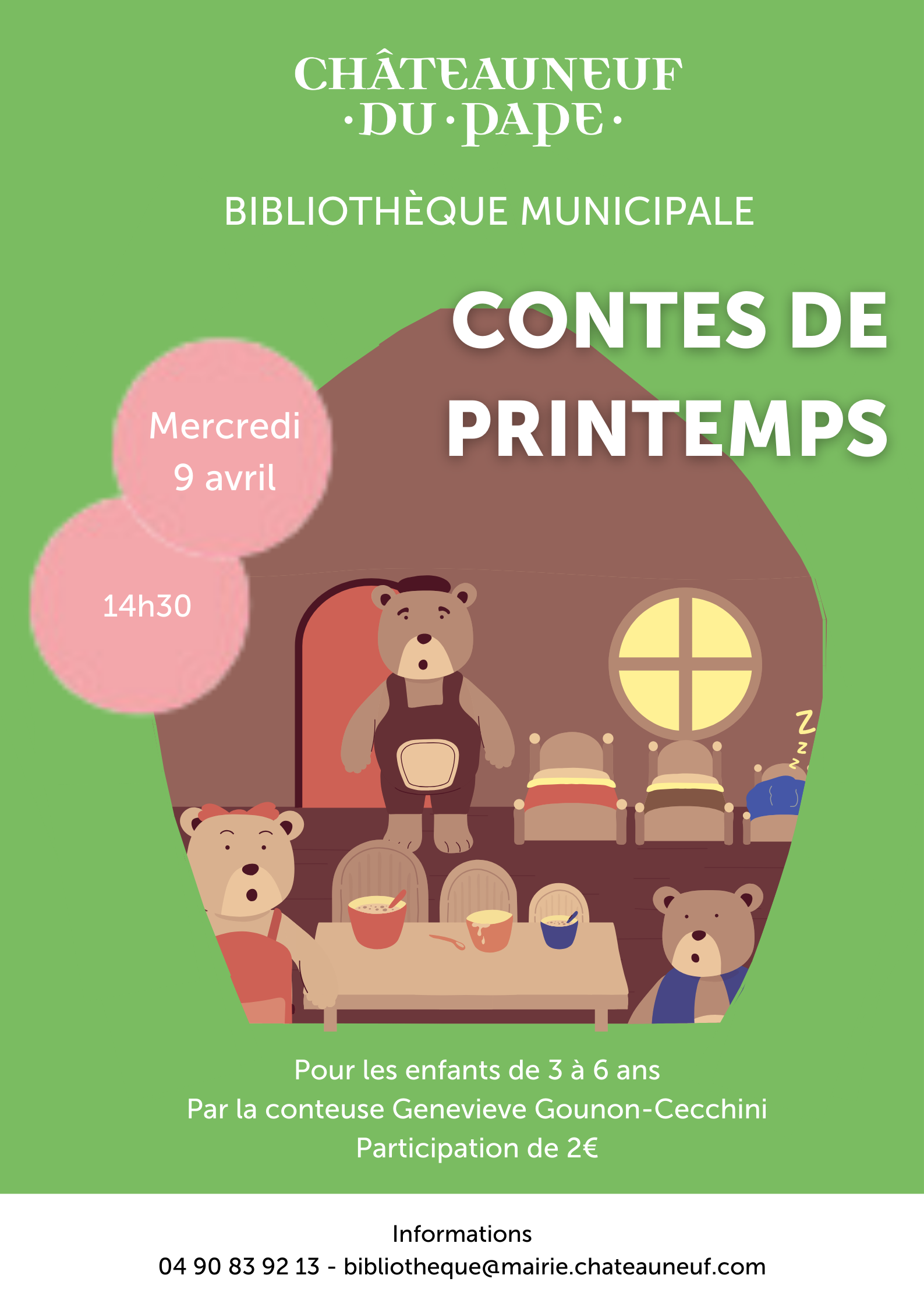Contes  la Bibliothque