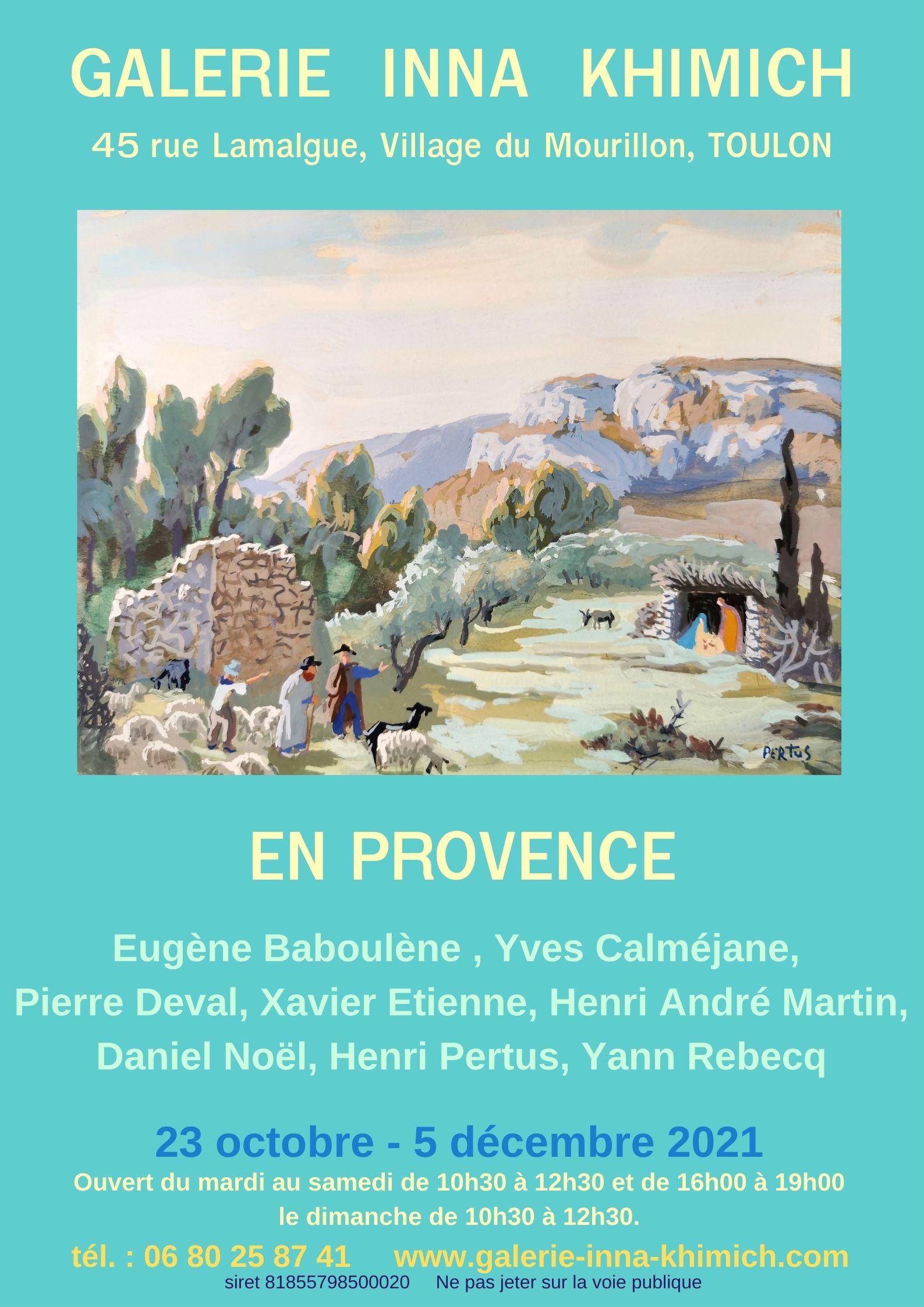 Artistes à découvrir / « En Provence » à la Galerie Inna Khimich