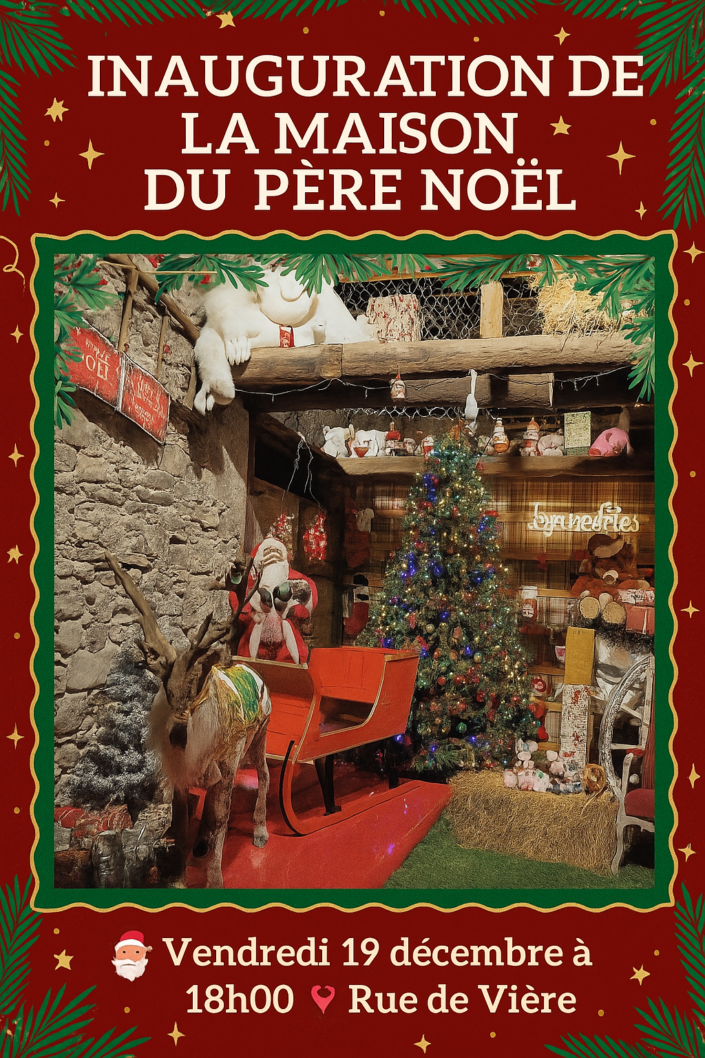 Ouverture de la Maison du Pre Nol