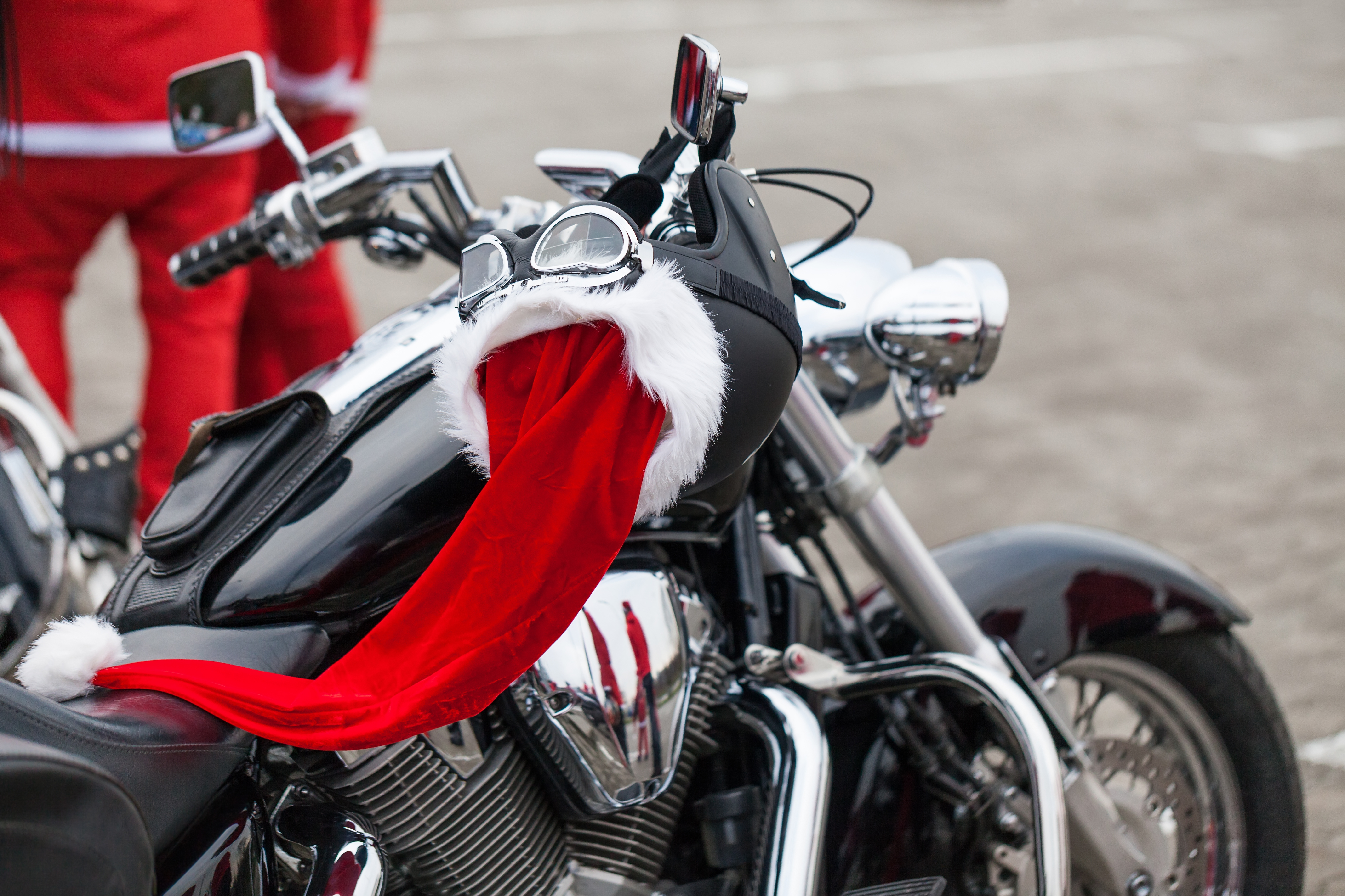 Parade des Pres Nol motards du Var