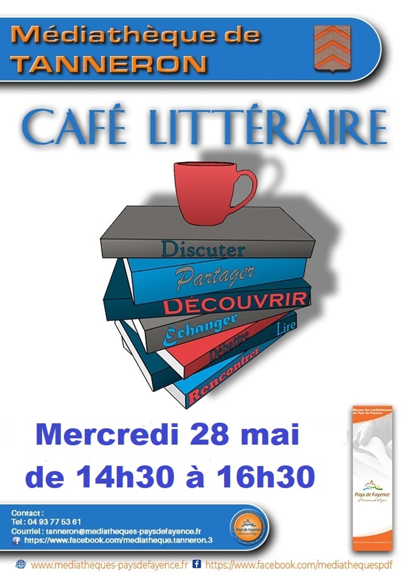 Caf littraire  la mdiathque