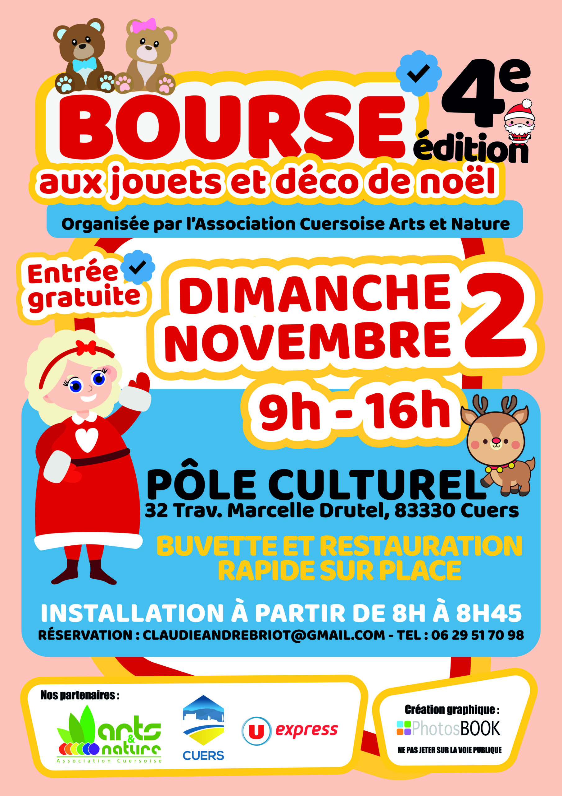 Bourse aux jouets et dcorations de Nol