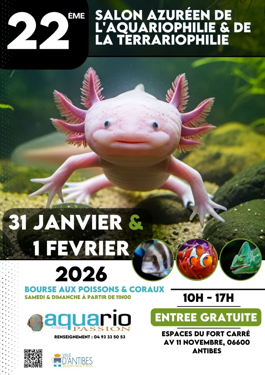 22me Salon Azuren de l'Aquariophilie de la terrariophilie 2026