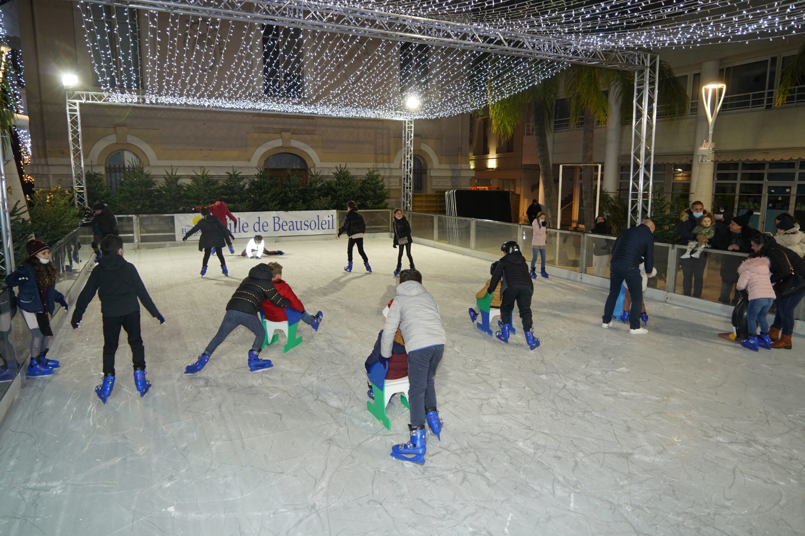 La patinoire de glace