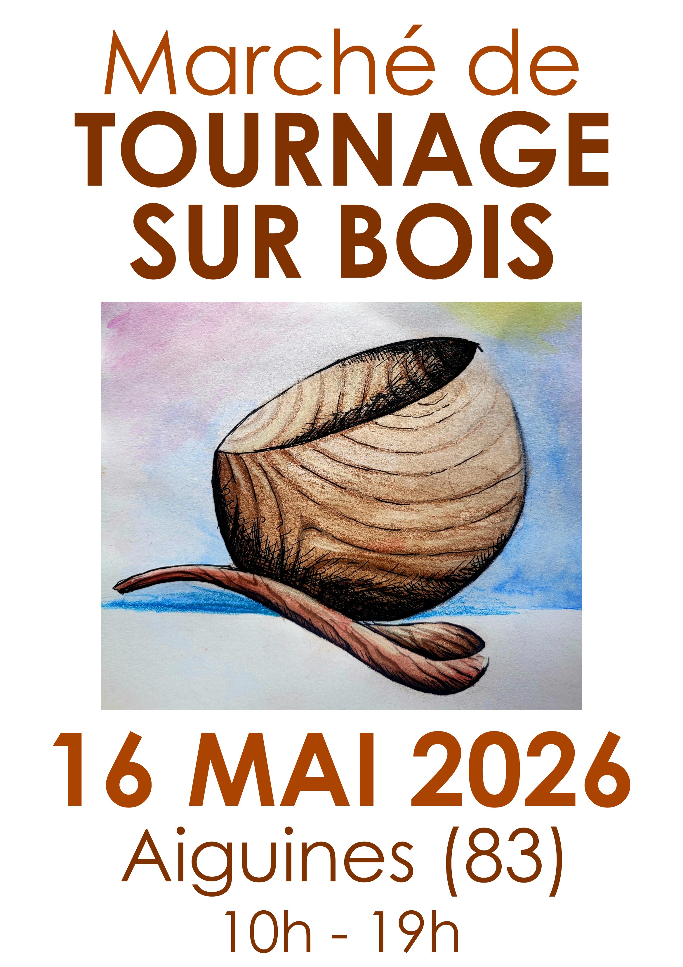 March� de tournage sur bois