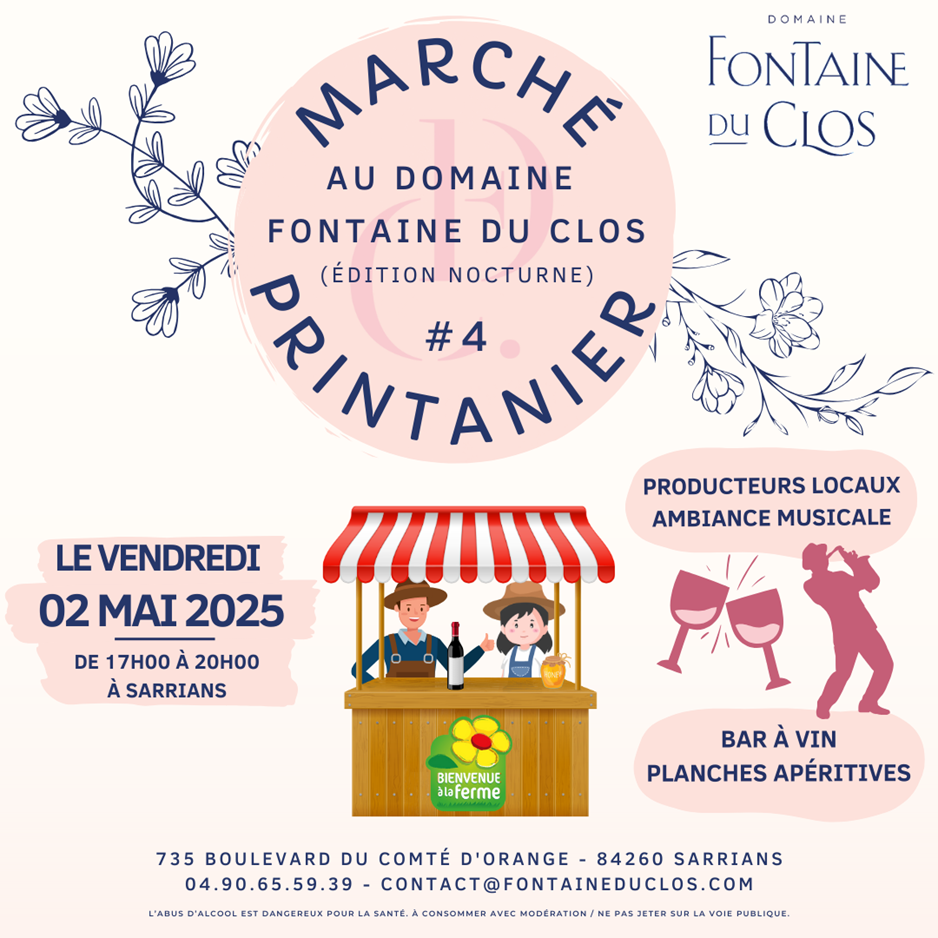 March printanier au Domaine Fontaine du Clos