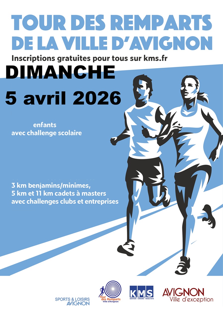 Tour des remparts de la ville d'Avignon