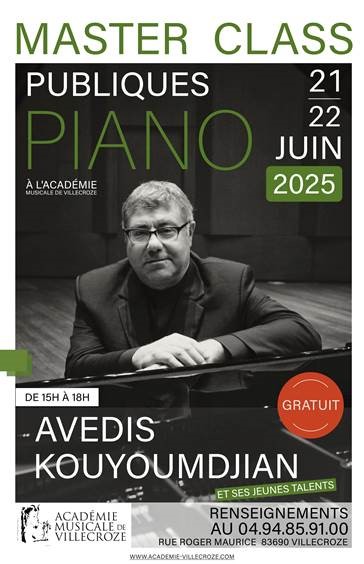 Master class publiques de Piano