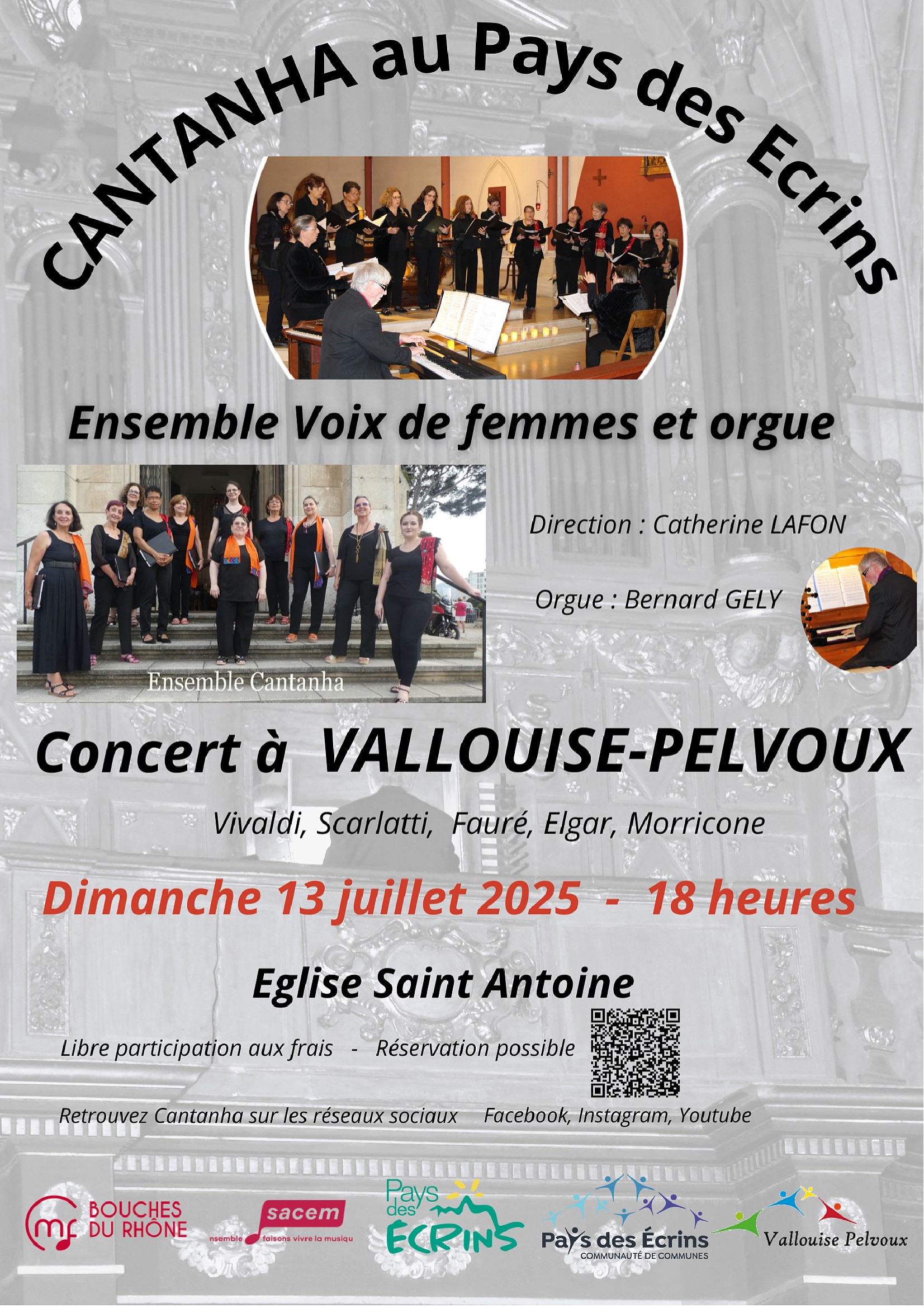 Concert : Ensemble vocal Cantanha 