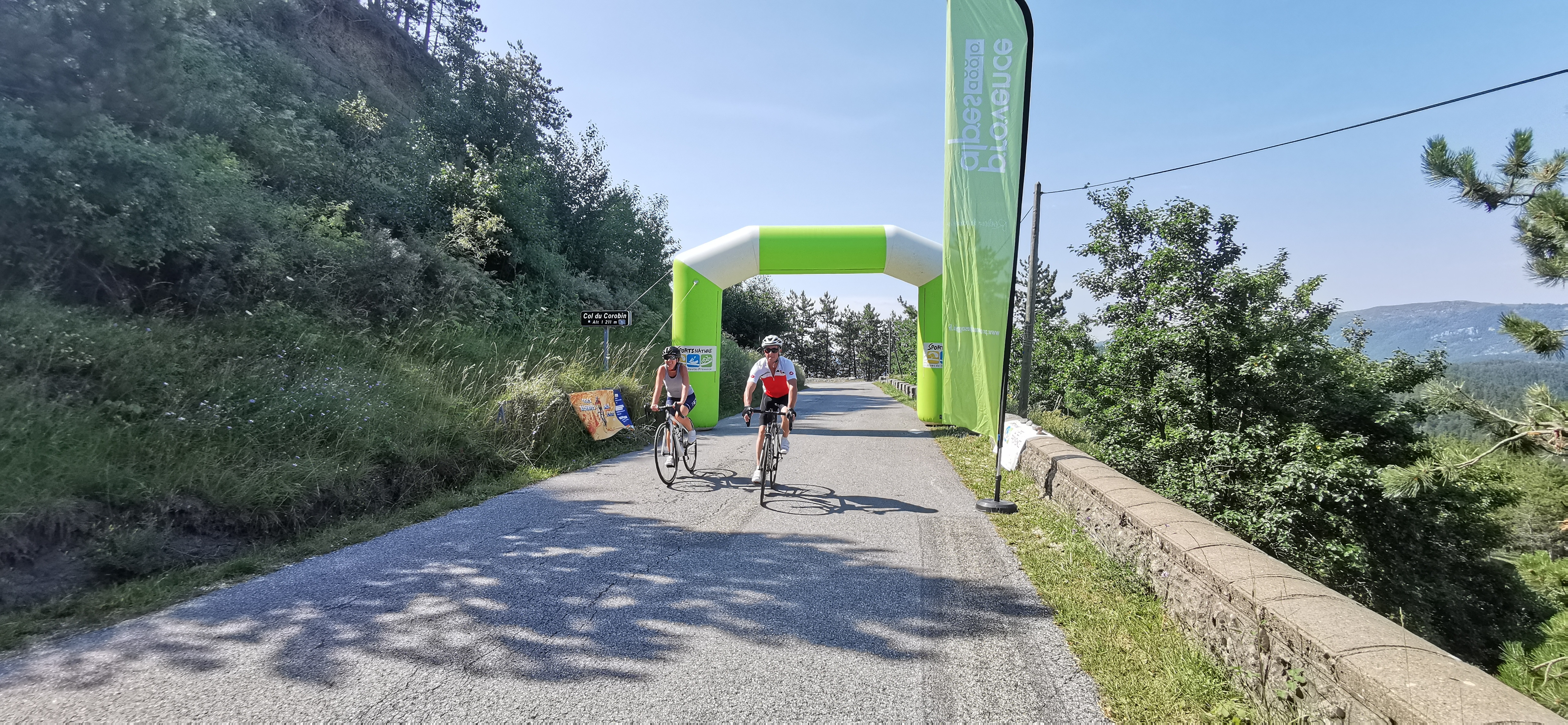 Col du Corobin rserv aux cyclistes