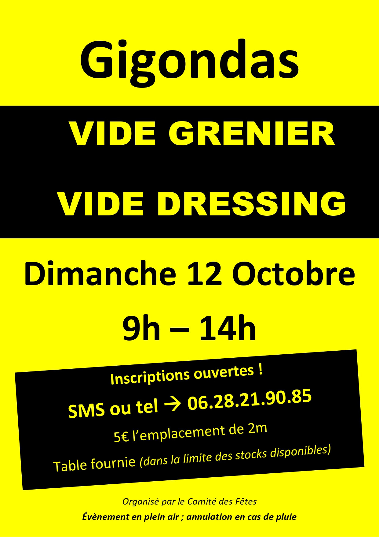 Vide-dressing et vide-greniers