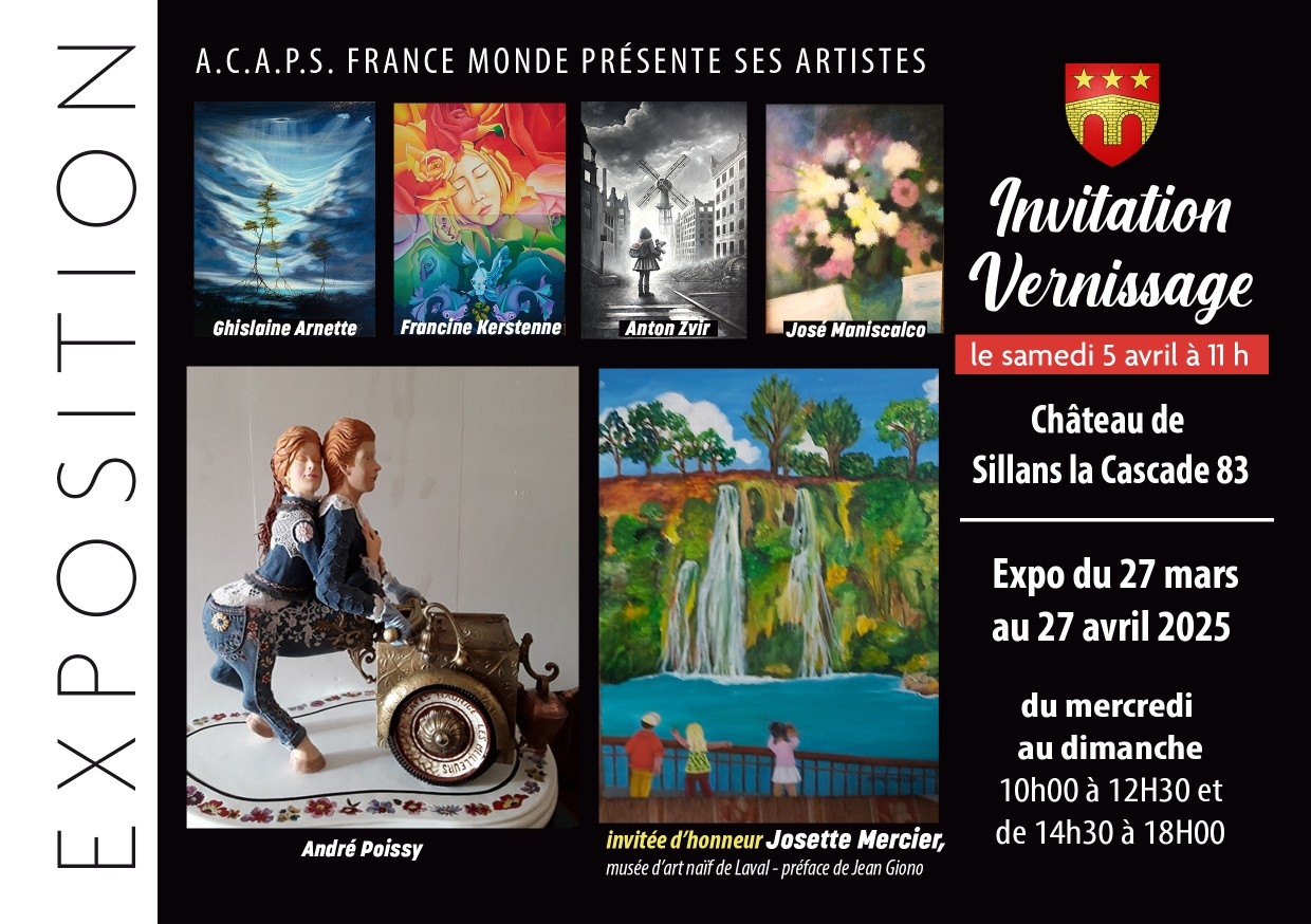 Exposition de peinture, poterie et artisanat d'art
