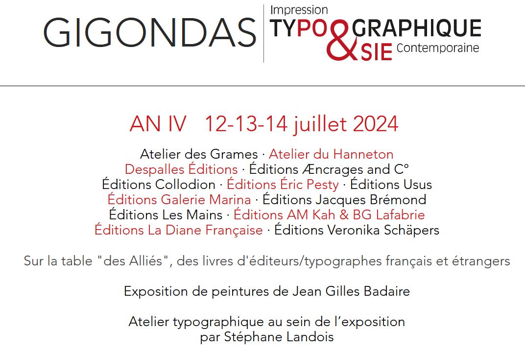 Festival Typo�sie - jour 1