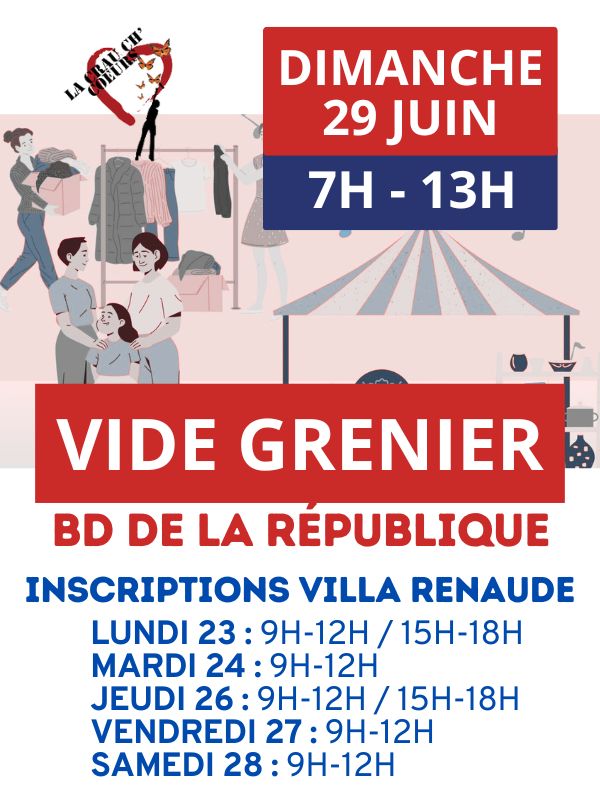 Vide-grenier de l'association La Crau'ch Curs