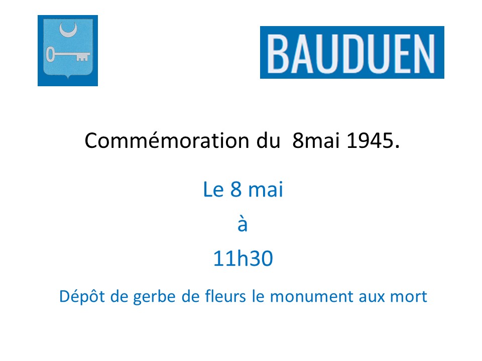 Comm�moration du 8 mai 1945