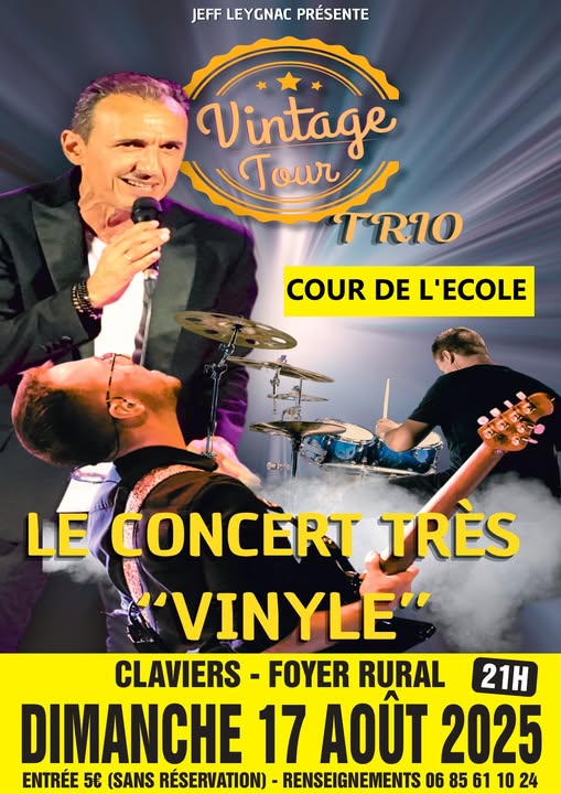 Concert Vintage tour vinyl