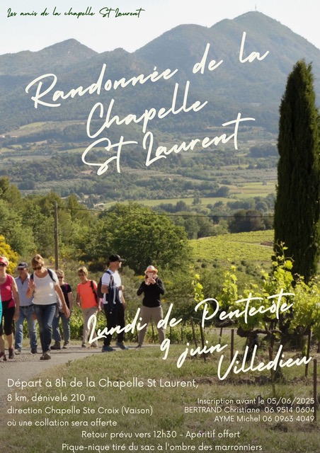 Randonne de la Chapelle St Laurent