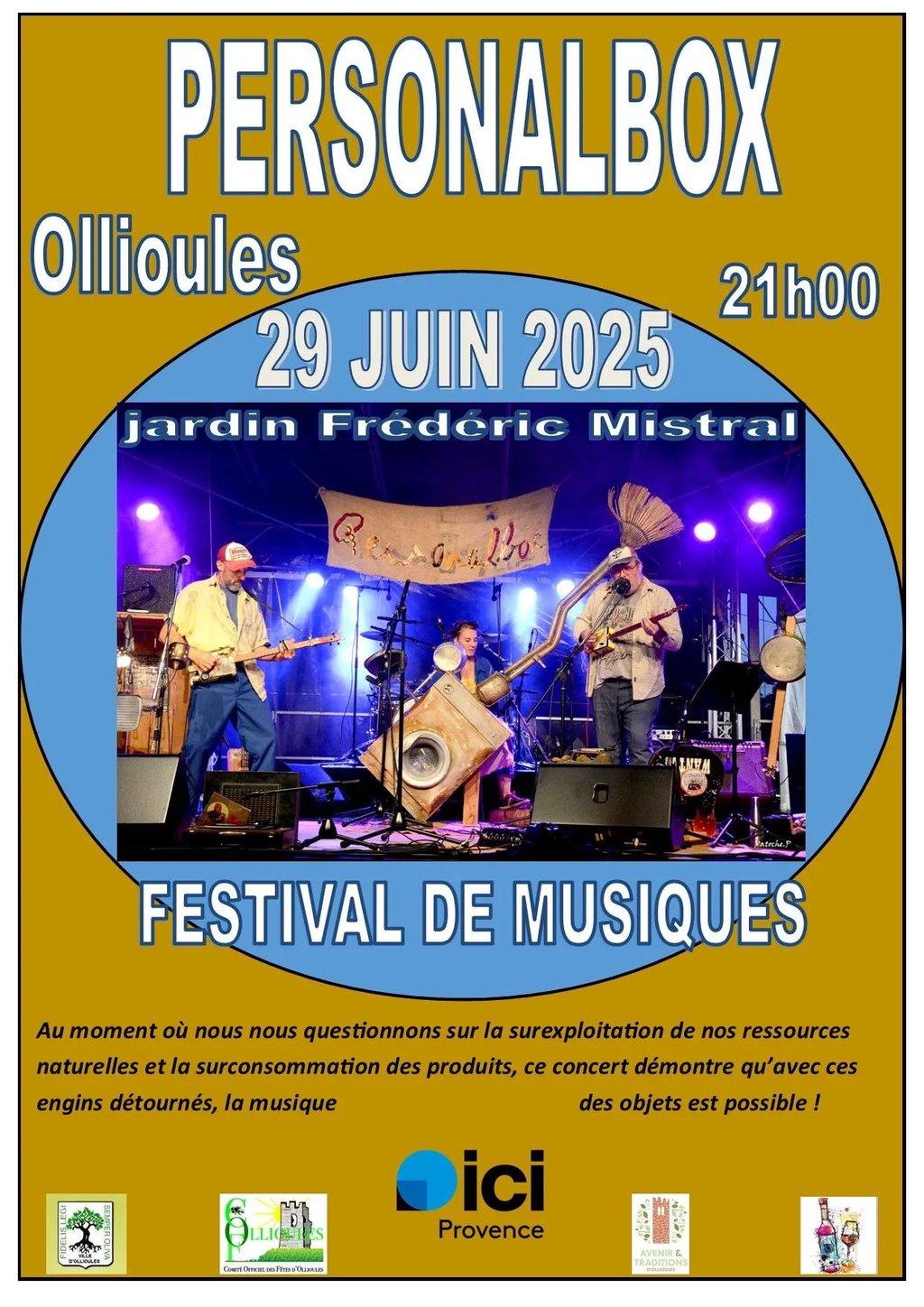 Festival de musique : Personalbox