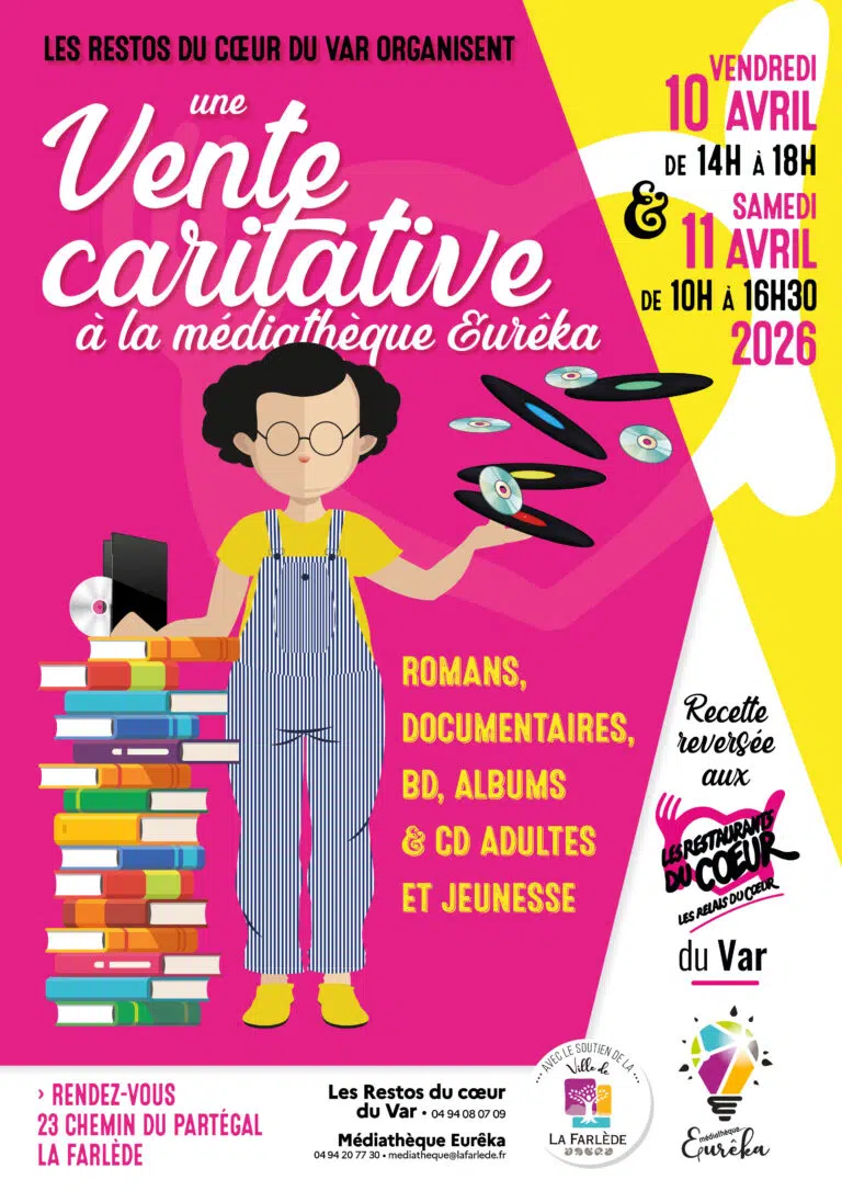 Vente caritative organis�e avec les Restos du c�ur