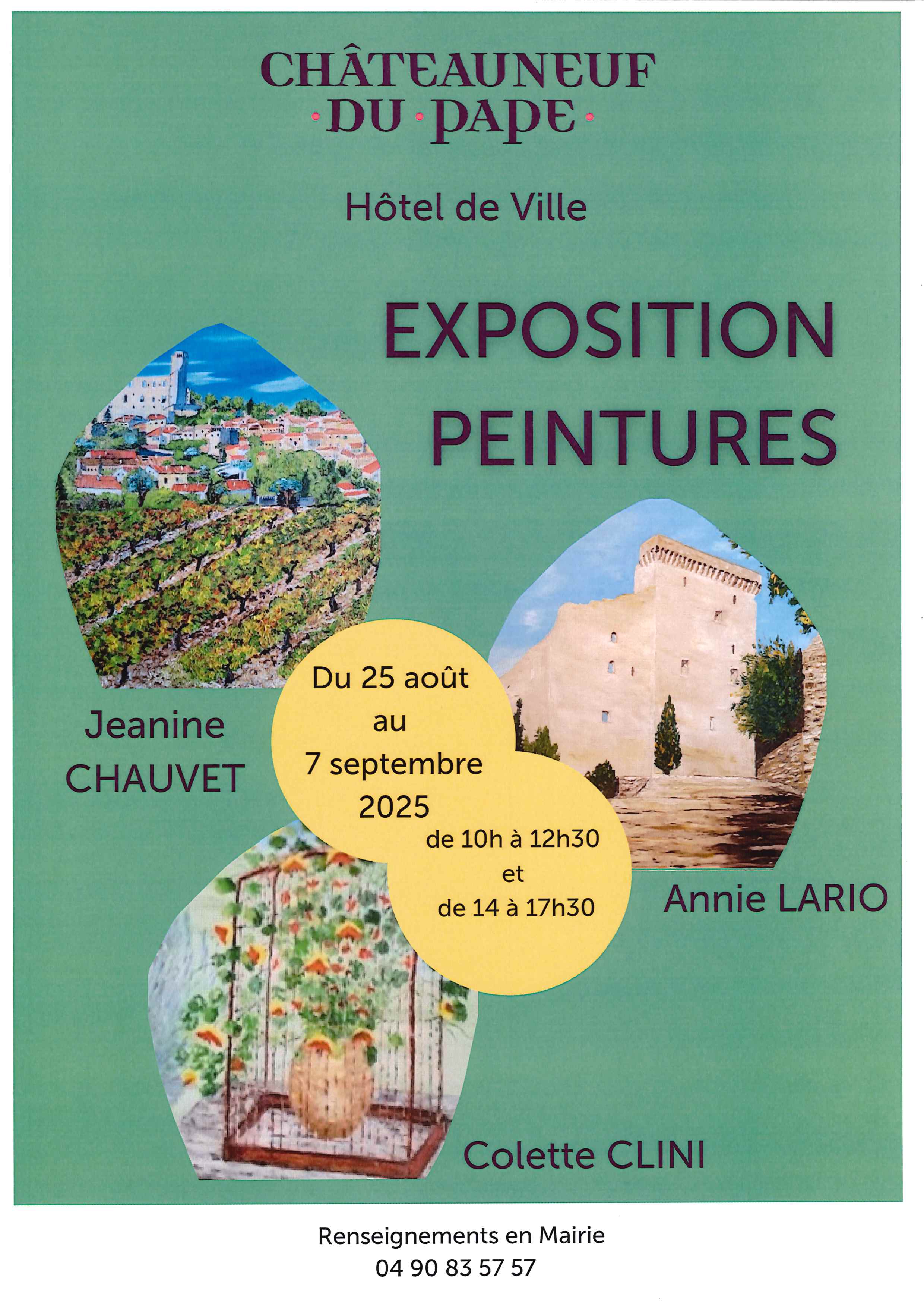 Exposition de Mmes Clini, Chauvet & Lario