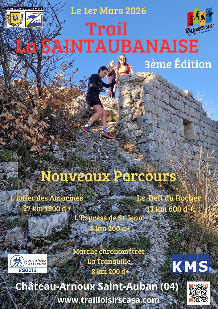 Trail : La Saintaubanaise