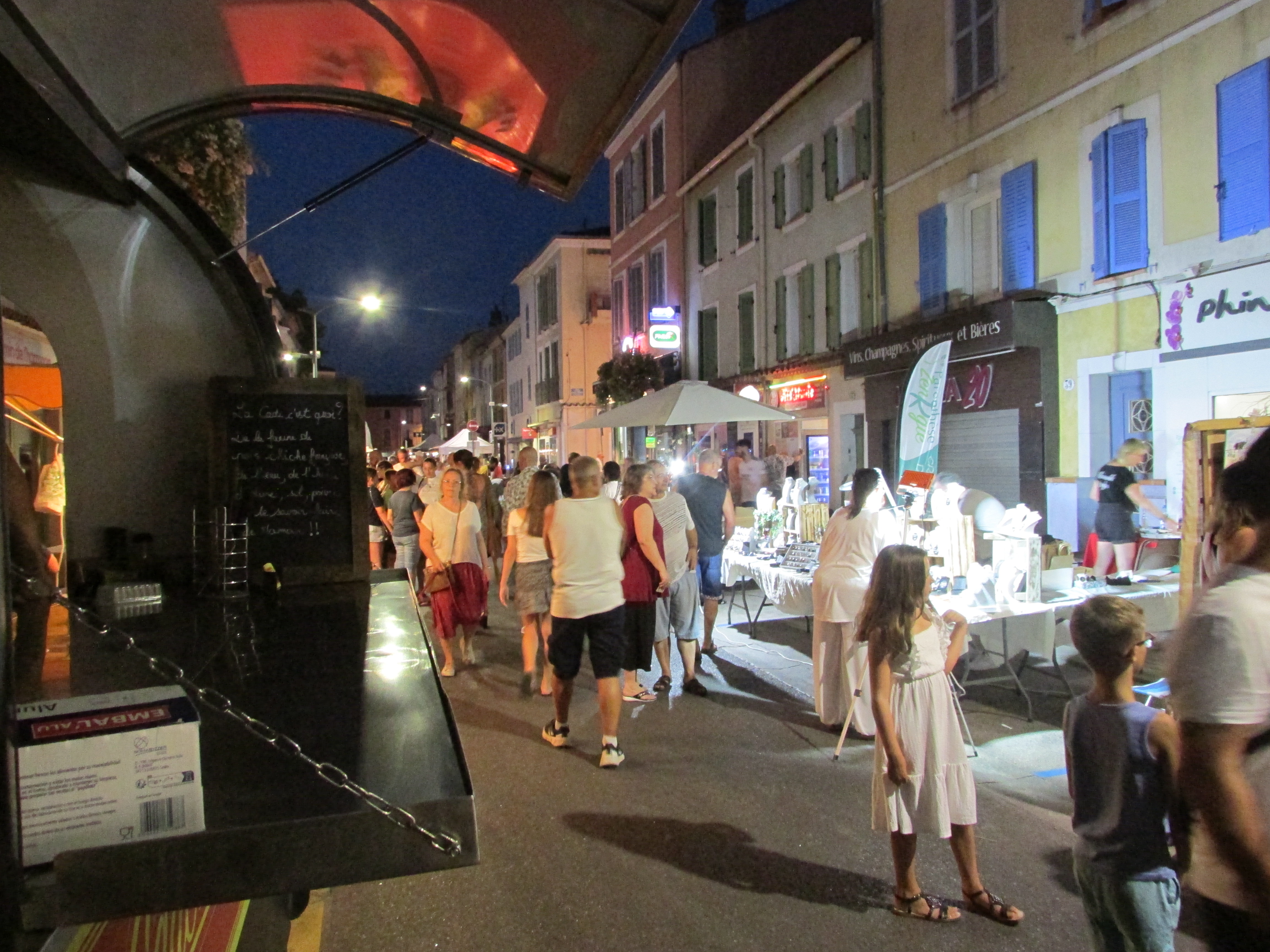 March de crateurs nocturne