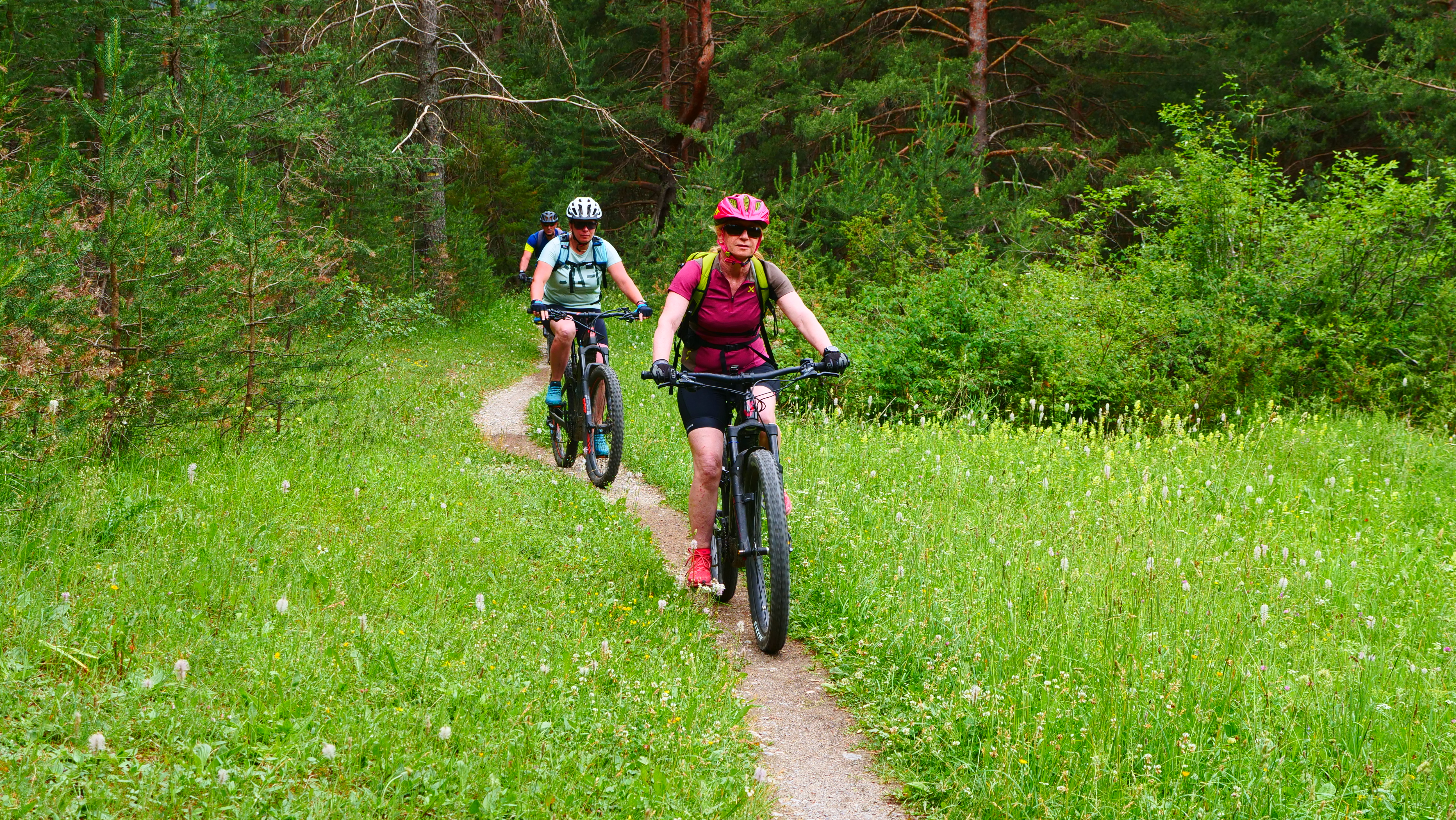 Sortie accompagn�e en VTT Enduro - Chemin du Facteur
