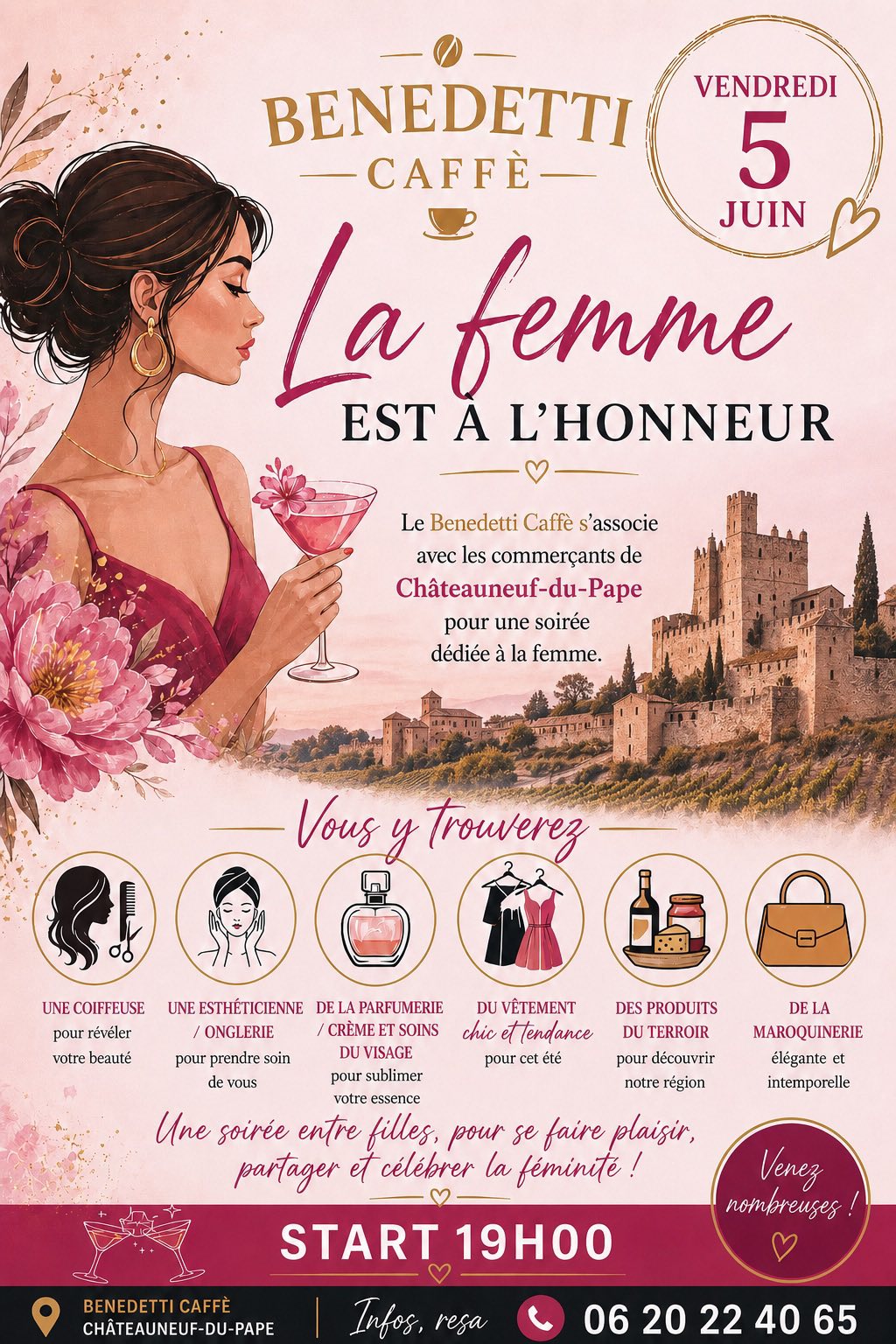 La Femme � l�Honneur au Benedetti Caff�