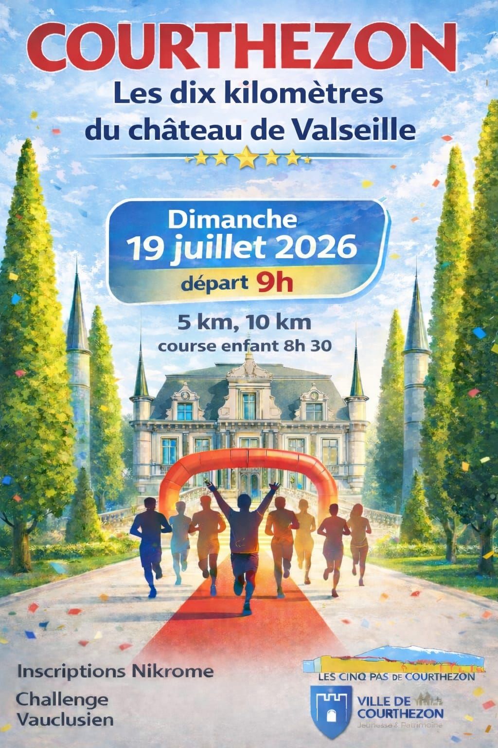 Course p�destre : les 10km du ch�teau Val Seille