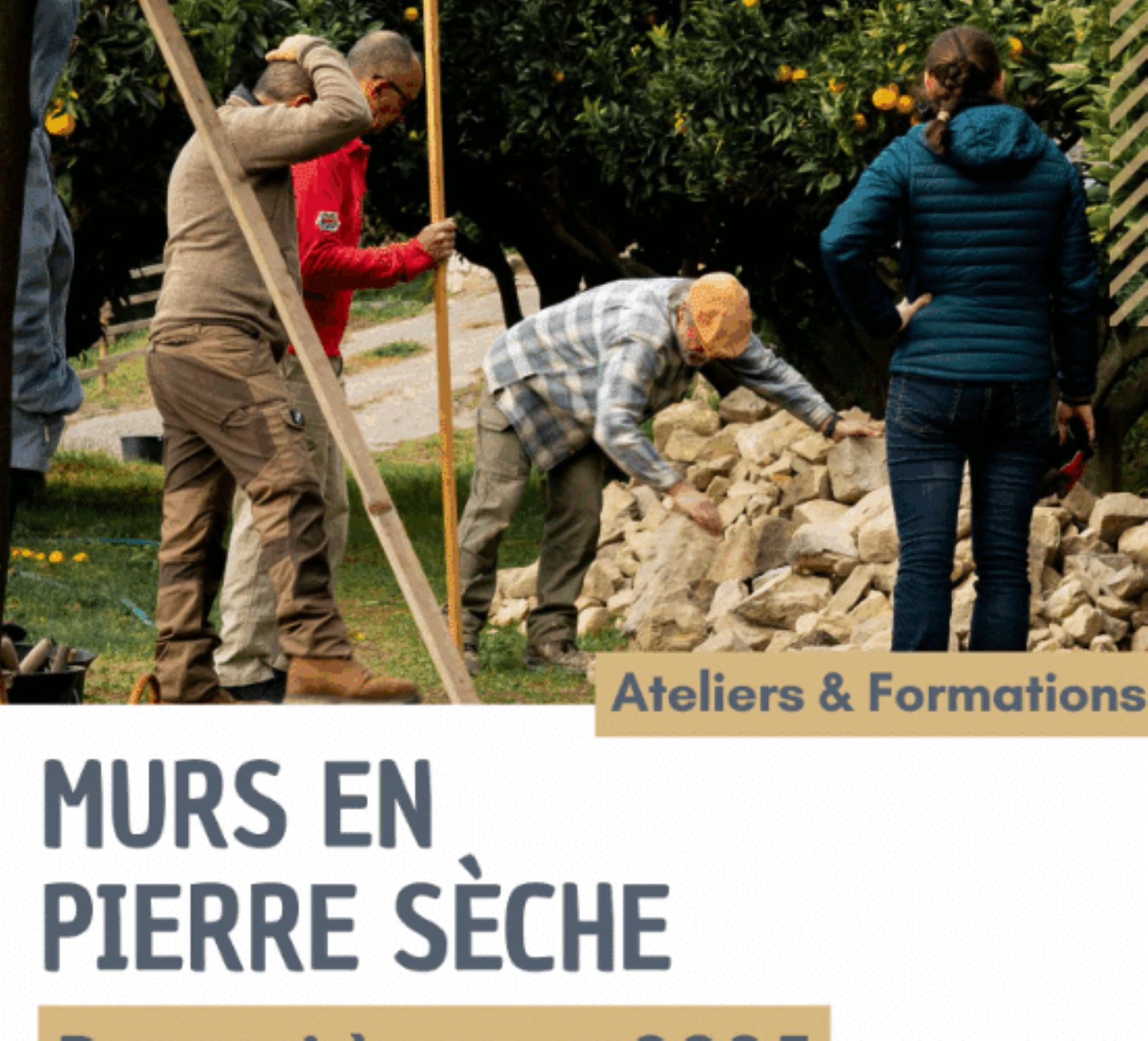 Formation  la restauration de murs en pierre sche