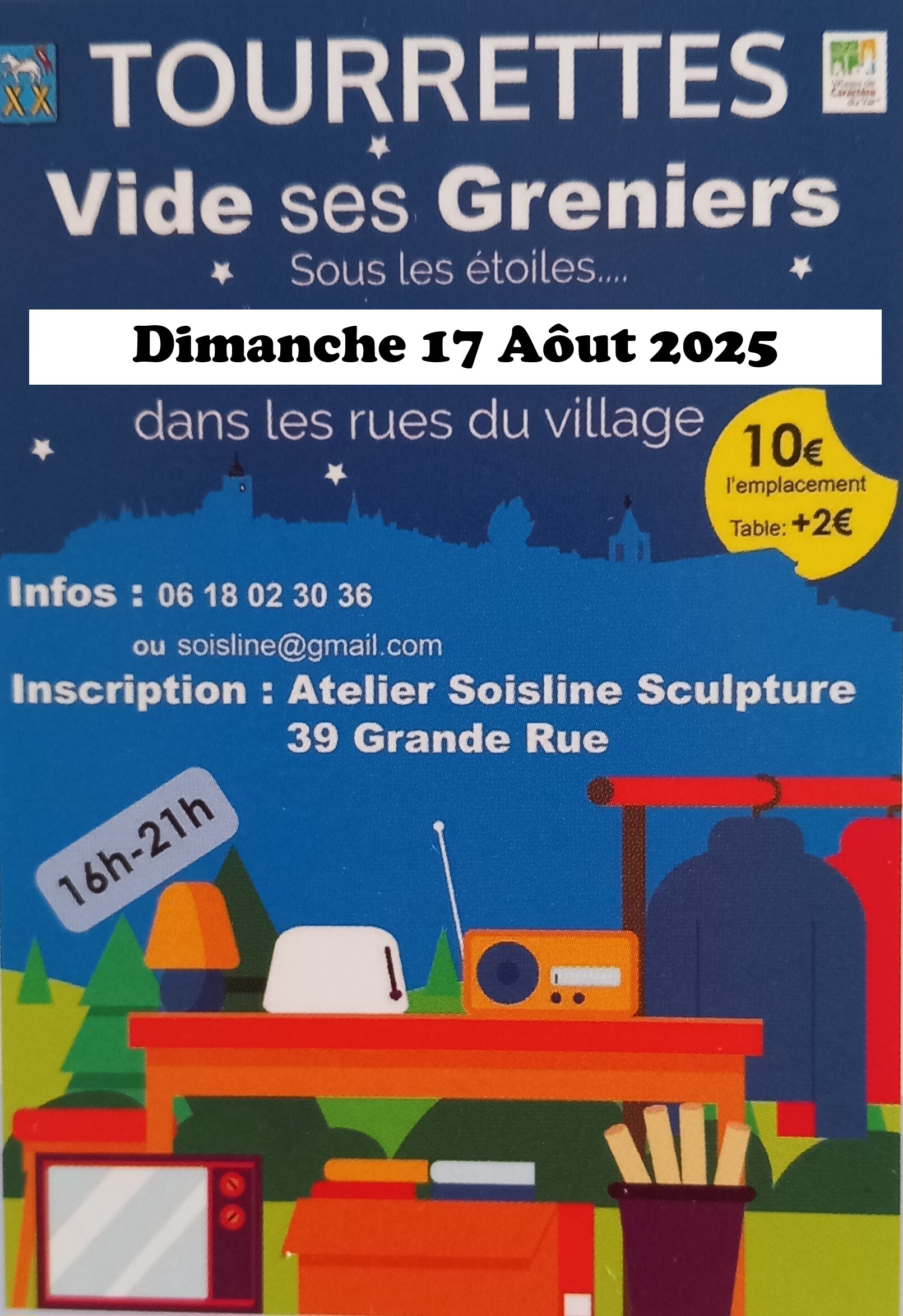 Tourrettes vide ses greniers sous les toiles