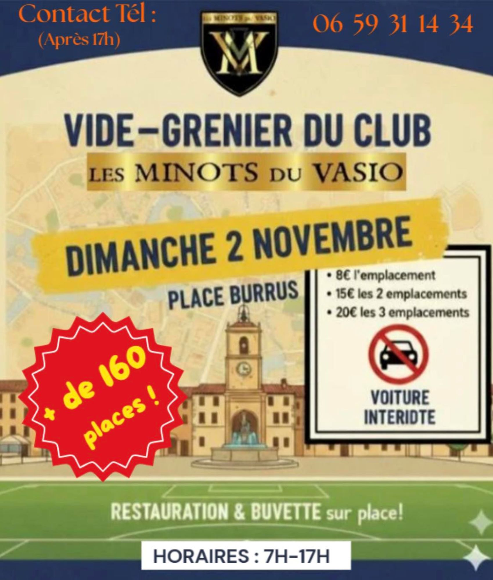 Vide grenier - Les Minots du Vasio