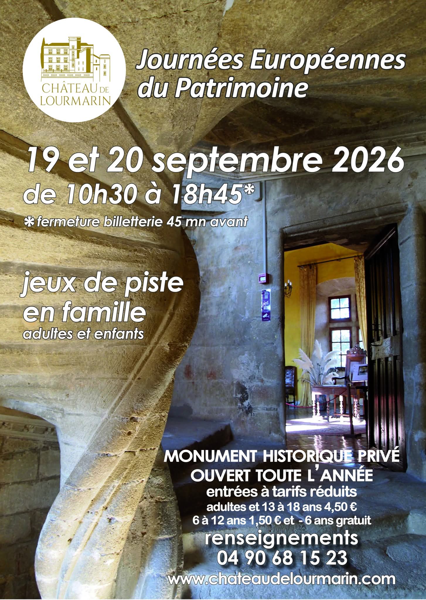 JEP 2026 - D�couverte du Ch�teau de Lourmarin