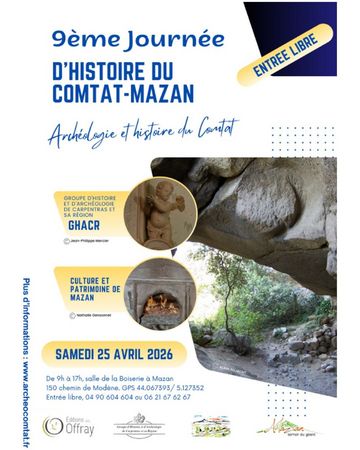 Conf�rence : 8�me Journ�e d'Histoire du Comtat