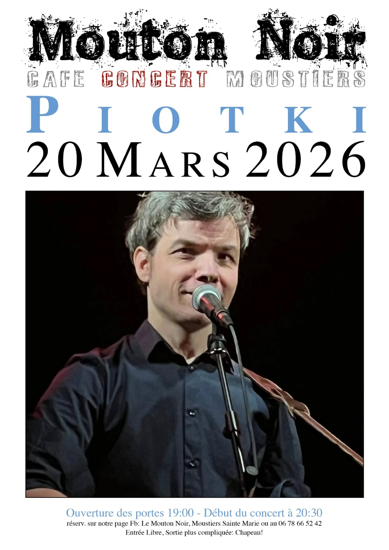 Piotki en concert au Mouton Noir