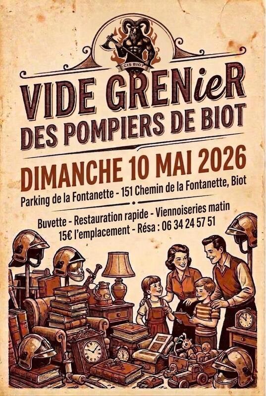 Vide Grenier des pompiers de Biot