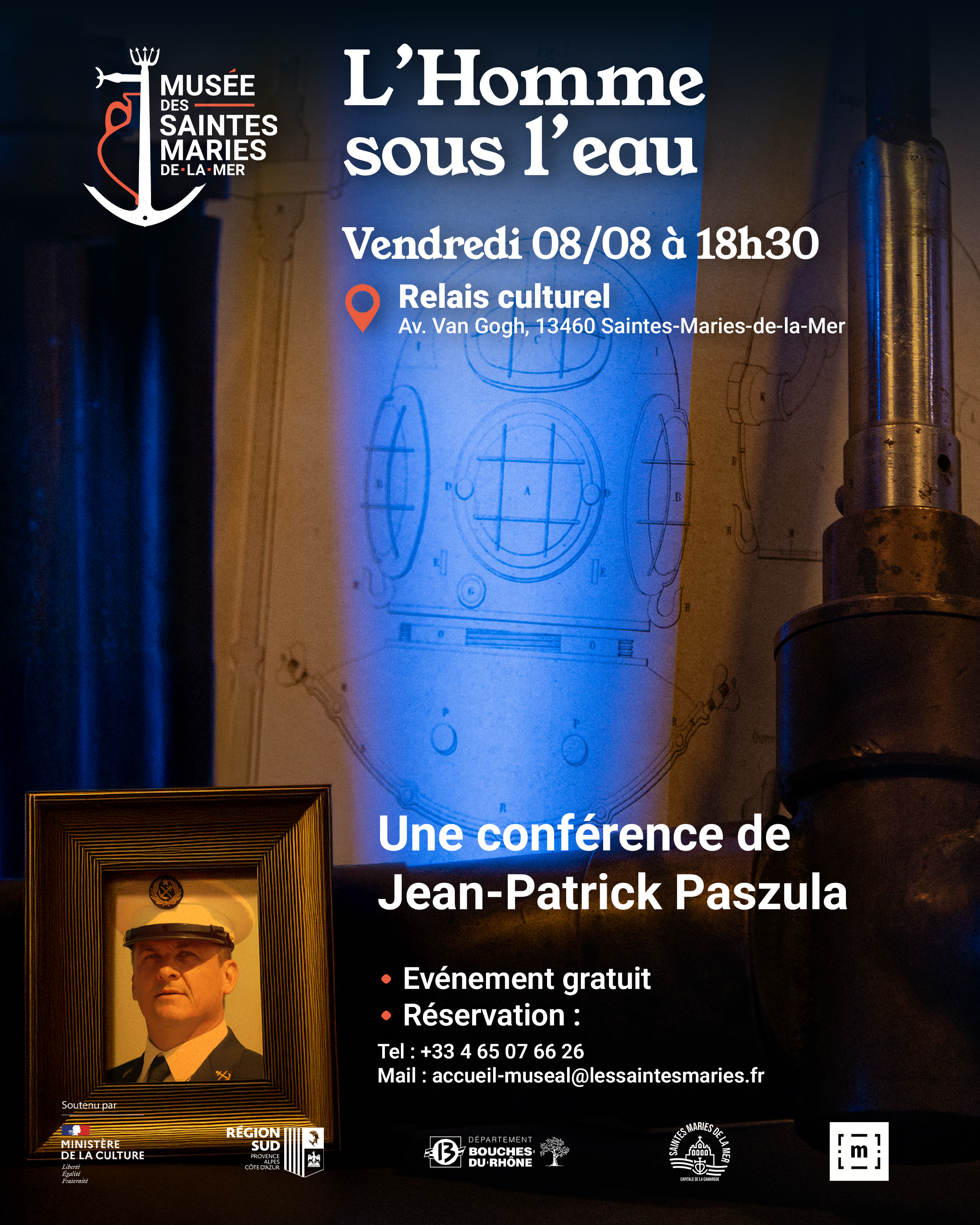 Confrence de Patrick Paszula sur la plonge au Relais Culturel
