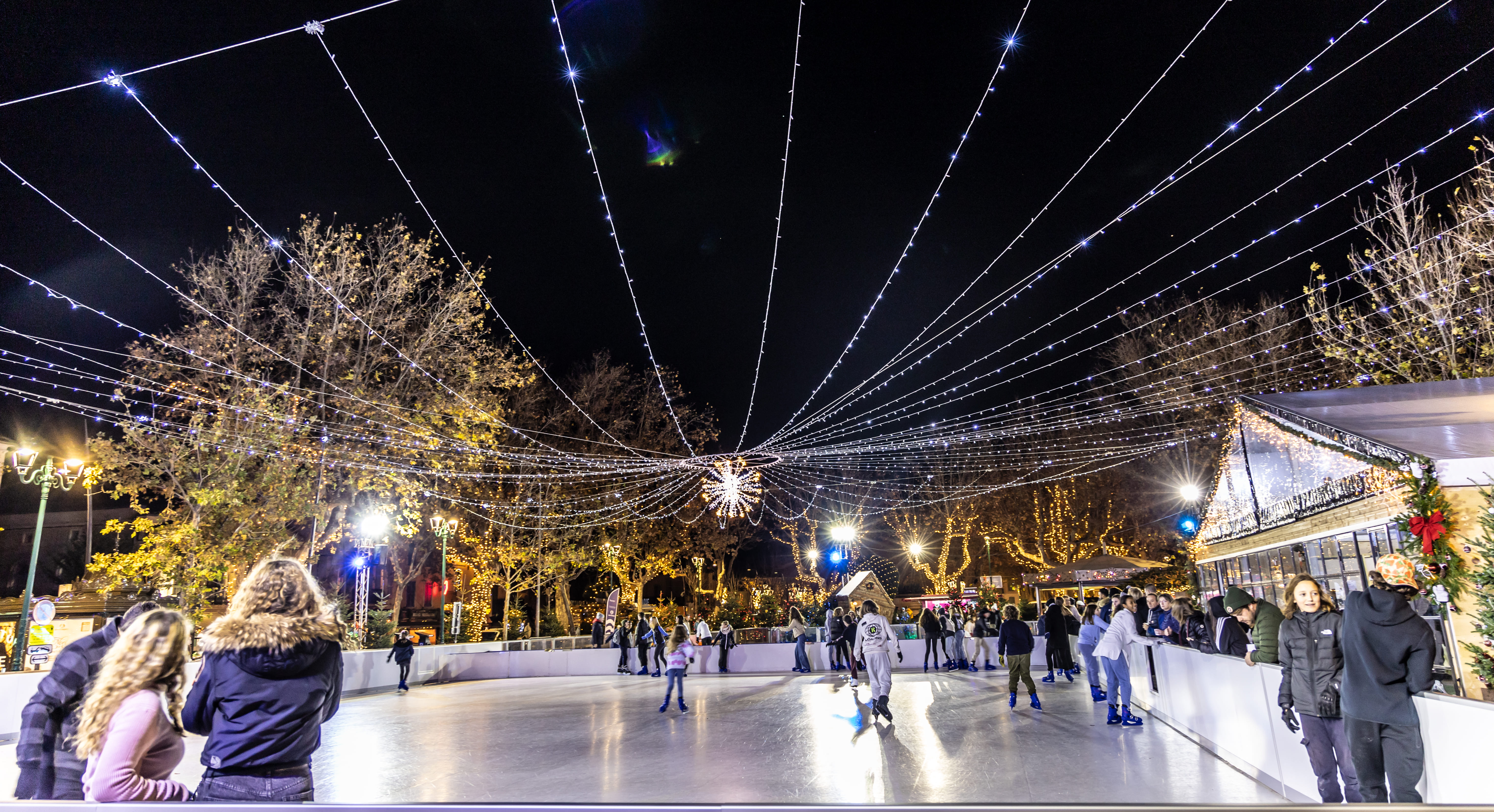 Patinoire  ciel ouvert