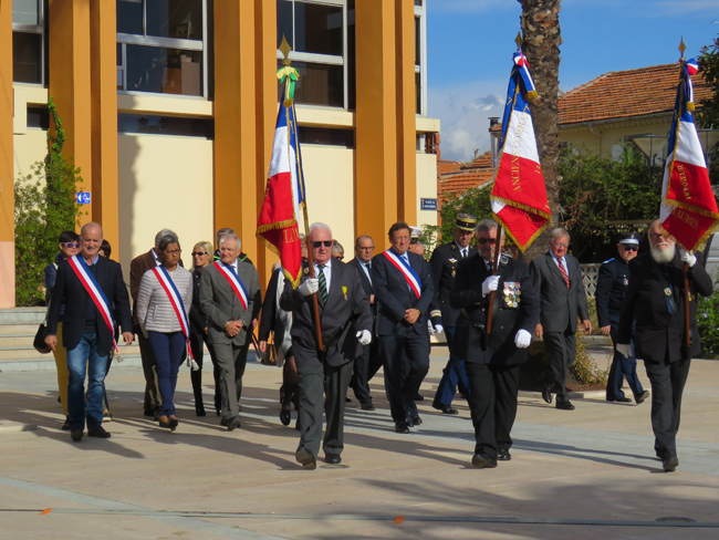 C�r�monie pour l'anniversaire de l'Armistice du 11 novembre 1918