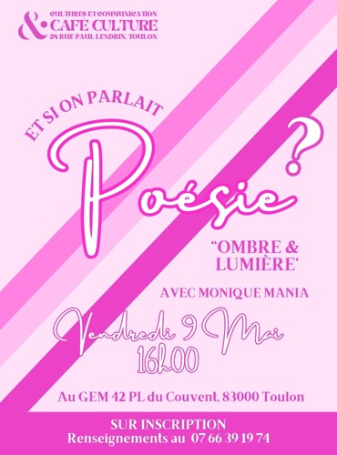 Confrence - Et si on parlait posie au Caf Culture ?