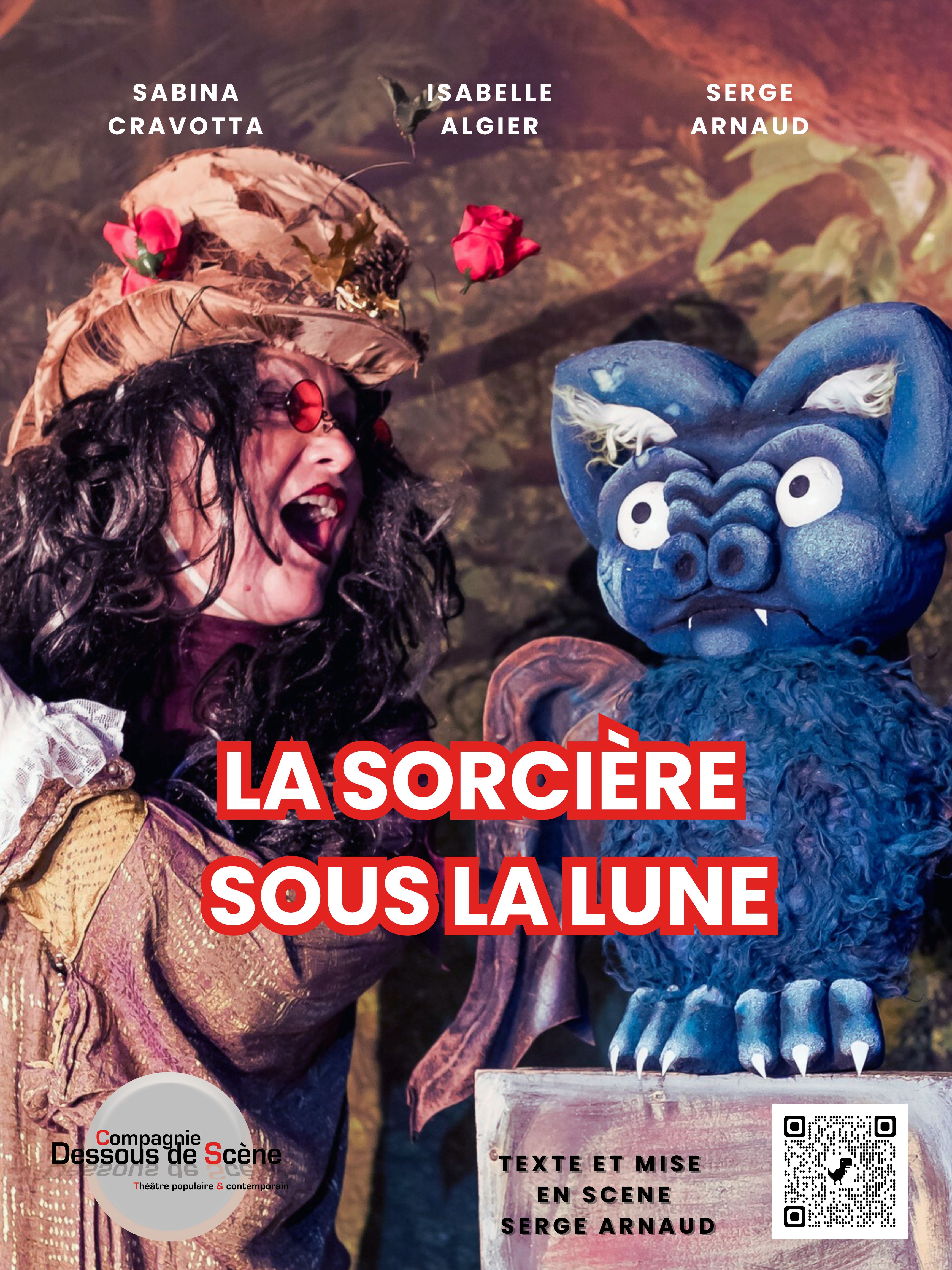 Thtre pour enfants La sorcire sous la lune