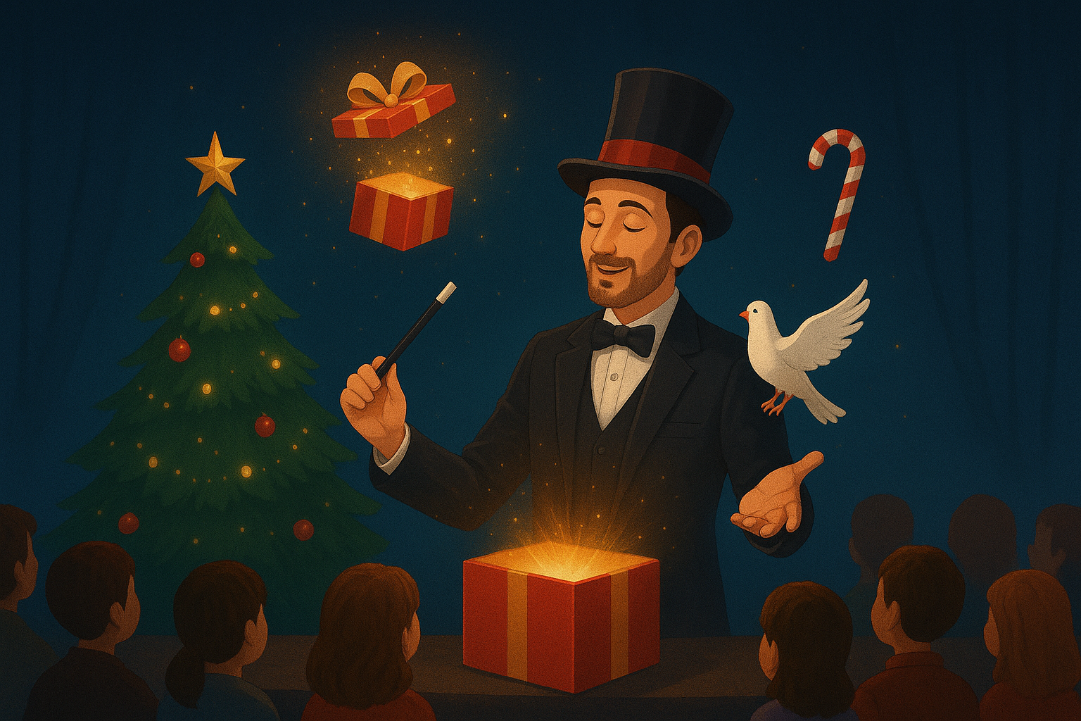 Spectacle de magie spcial Nol